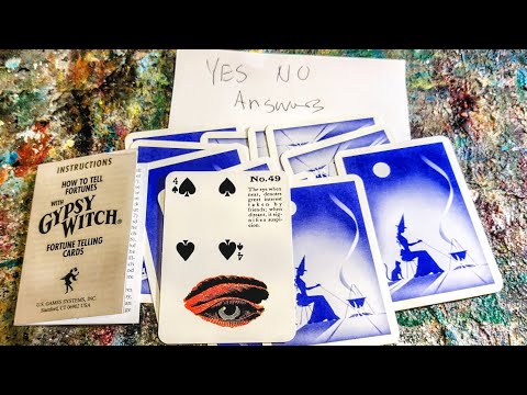 FUNNY YES-NO QUESTIONS & Shocking Revelation Using the Gypsy Witch Fortune Telling Cards System