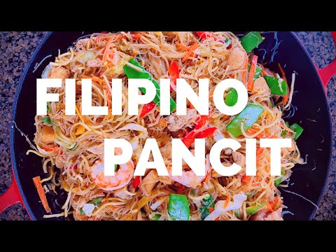 Filipino Pancit | How to Cook Filipino Pancit | Filipino Pancit Recipe | Pancit Bihon-Canton