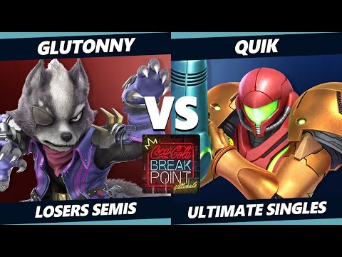 Coca-Cola Breakpoint Losers Semis - SLY | Glutonny (Wolf) Vs. quiK (Samus) SSBU Ultimate Tournament