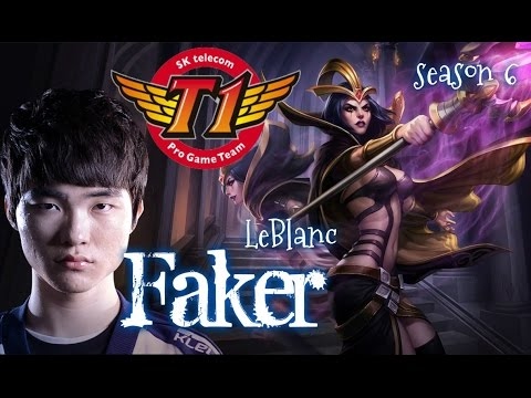 SKT T1 Faker LEBLANC Mid vs Varus - Patch 5.24 KR | League of Legends
