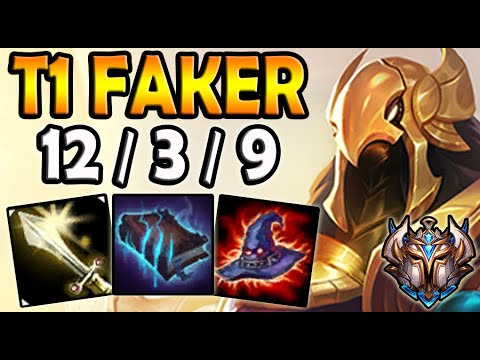 T1 Faker AZIR MID vs AKALI - Patch 10.15 Ranked Korea ✔️