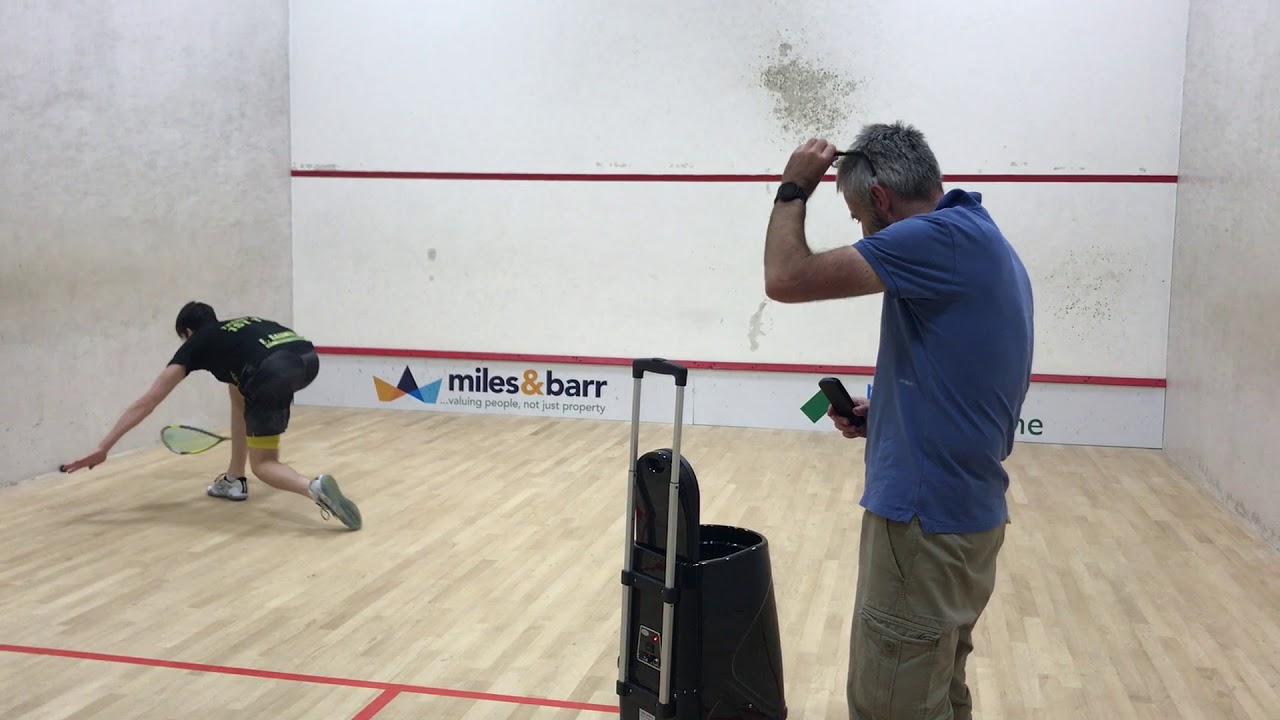 Squash Ball Machine Squash cannon trainer 80 Balls Warmer