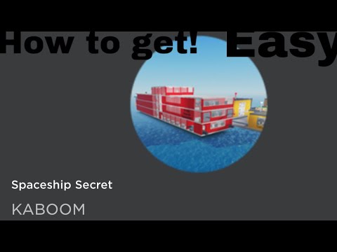 How to get the spaceship secret badge in destroy the ship! easier and faster!