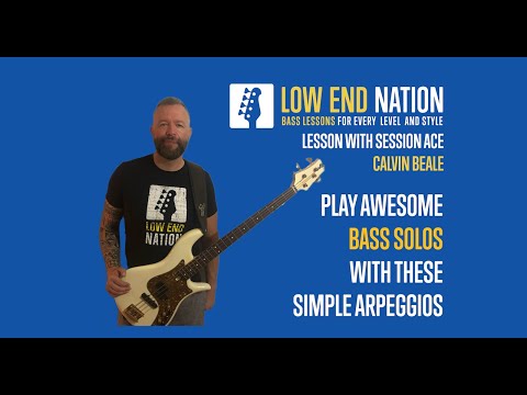 Play Awesome Bass Solos Using Simple Arpeggios