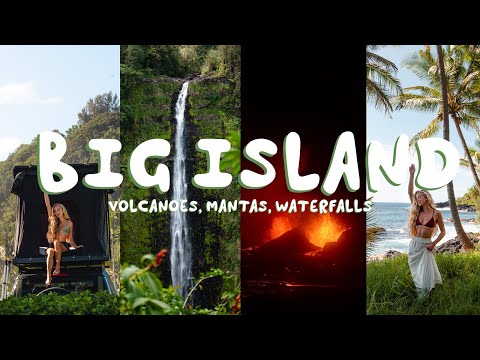 This Is Your Sign To Road Trip The Big Island Of Hawaii!! Volcanoes, Manta Rays, Waterfalls & More!