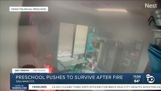 Over $600K in fire damage leaves San Marcos trilingual preschool facing eviction