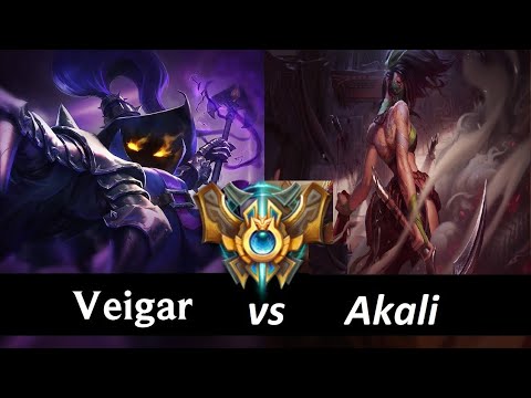 Veigar Mid vs Akali