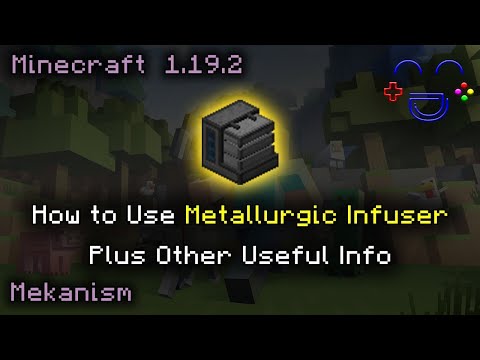 How to Use Metallurgic Infuser Mekanism MC 1.19.2