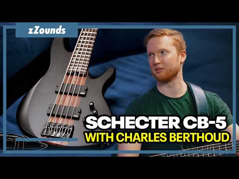 Schecter - Charles Berthoud - CB-5 - 5-String Active Bass Guitar - See Through Black Satin Finish image 17