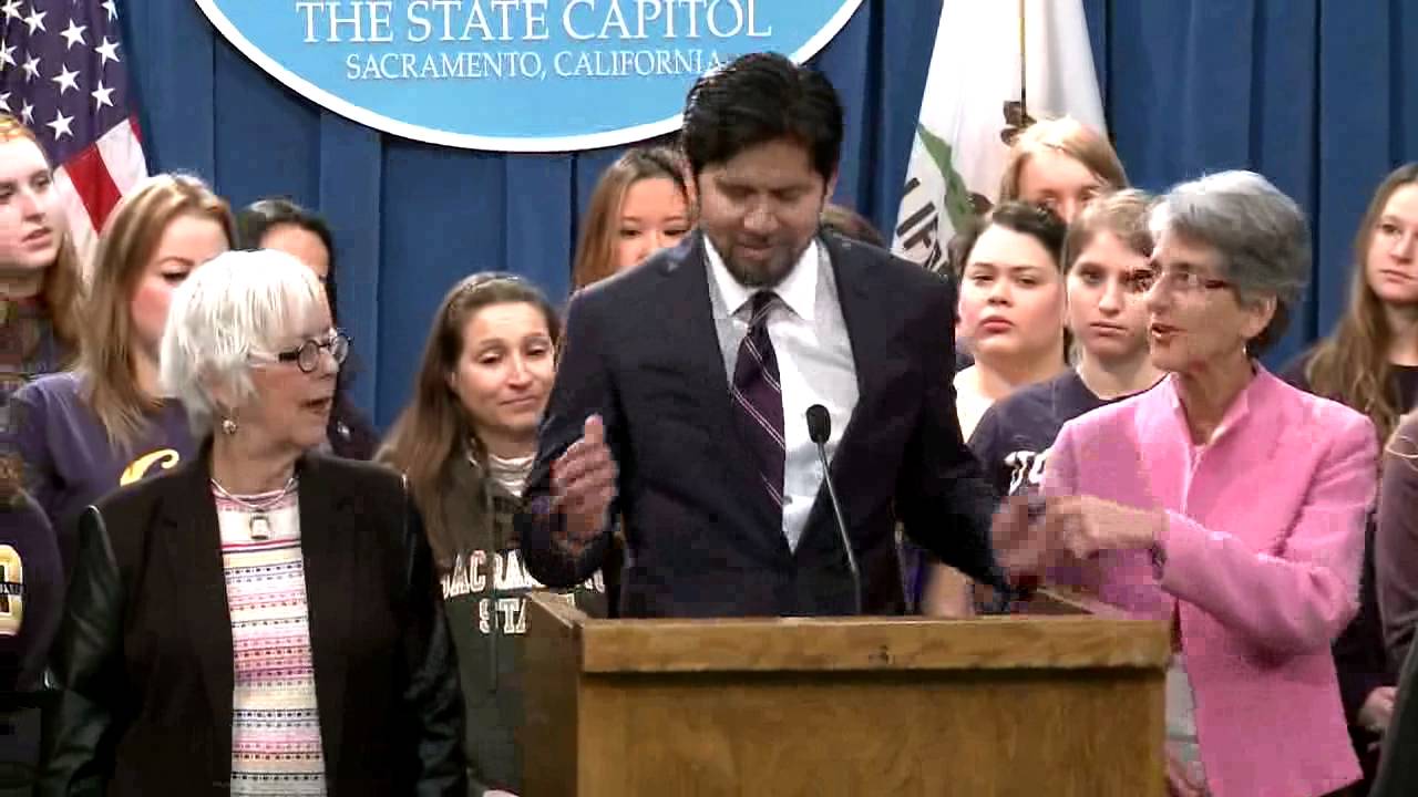 De LeÃ³n, Jackson, Lowenthal - SB 967 Campus Sexual Assault Legislation PC 2-10-14 - YouTube