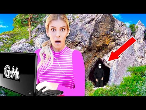 Finding GAME MASTER Top Secret Laptop in Abandoned Cave! (Exploring mystery clues)