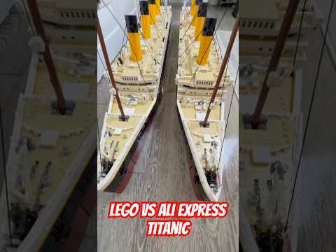 Lego Titanic Vs Ali Express - What are the differences?
