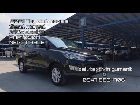 [SOLD]2021 Toyota Innova e manual