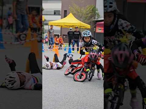 Crash On Starting!! Master Girl Open Category | Pushbike Fun Race Aeon Nilai 2023 | Pro