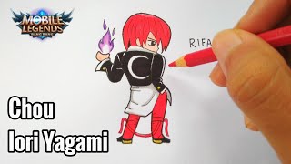 Download lagu Cara Menggambar Chou Iori Yagami Chibi Mobile Legends | How to draw Chou Iori Yagami mp3