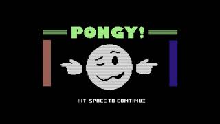 Commdore 64 += Pongy ! += New Game 2023