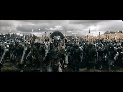 Orcs march chanting