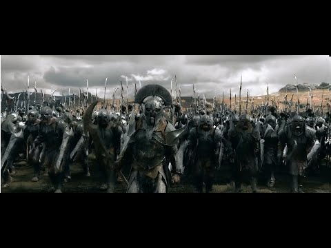 Orcs march chanting