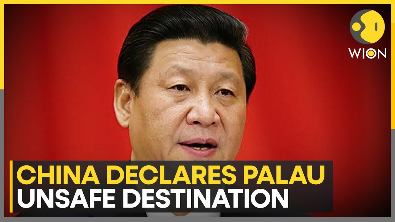 China Retaliates With Travel Warning Targeting Palau's Tourism Economy  | WION News