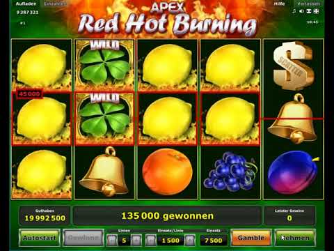 Red Burning Hot kostenlos spielen - Novomatic / Apex