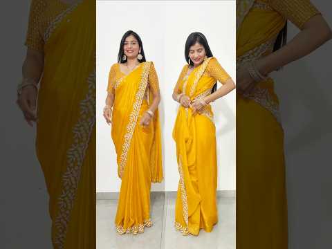 new style saree Draping #rekhamishra #saree #drape #sareedraping
