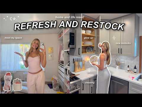 リフレッシュ＆再購入 | 私の家と人生を完全にリセット！ (REFRESH & RESTOCK with me | my complete home and life reset!)