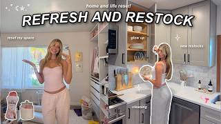 REFRESH & RESTOCK with me | my complete home and life reset!