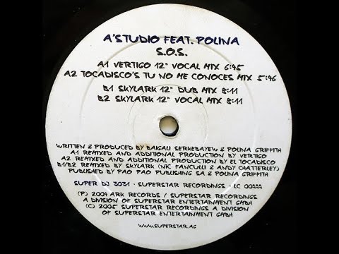 A'Studio ft. Polina – S.O.S. (Tocadisco's Tu No Me Conoces Mix)