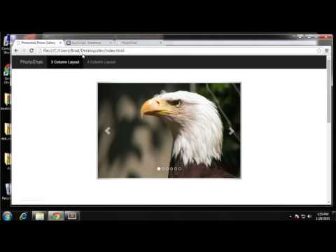 Build a Photo Gallery UI using Bootstrap Part 3