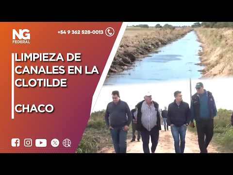 NG FEDERAL  -  LIMPIEZA DE CANALES EN LA CLOTILDE, CHACO