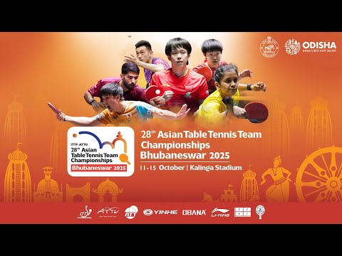 Table-1 | Day-4 | ITTF-ATTU 28th Asian Table Tennis Championship Bhubaneshwar 2025