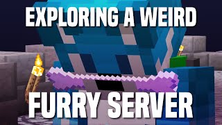 Exploring a Weird Furry Minecraft Server