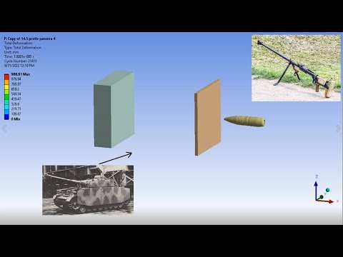 Spaced armor simulation, Panzer 4 vs PTRS 41