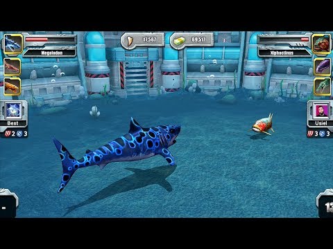 MEGALODON VS XIPHACTINUS ||| Jurassic Park Builder Aquatic Tournament Android Gameplay HD