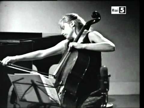 Jacqueline Du Pré and Daniel Barenboim play Brahms's Cello Sonata op.99 - 1st  Movt.