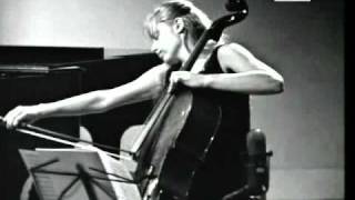 Jacqueline Du Pré and Daniel Barenboim play Brahms's Cello Sonata op.99 - 1st  Movt.