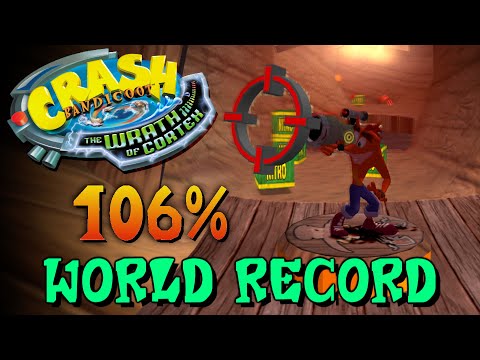 [WORLD RECORD] Crash Bandicoot: The Wrath of Cortex 106% Speedrun in 2:10:43 [2:28:34 RTA]