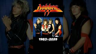 Dokken Band (1983-2025)💕🎸 Before and After
