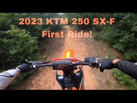 2023 KTM SX-F First Ride (Initial Impressions)