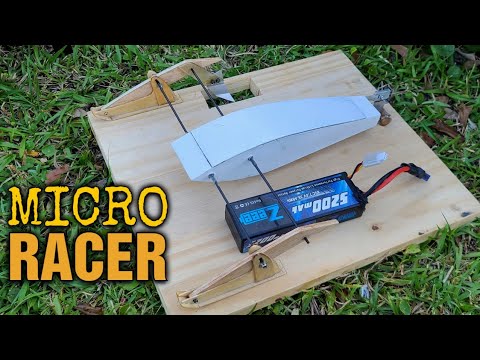 12" Micro Rc Outrigger Ultra lite Setup - 2030 5200kv Hobbywing brushless motor