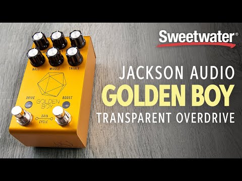 Jackson Audio Golden Boy Overdrive Pedal | Sweetwater Jackson Audio Golden Boy Overdrive Pedal | Sweetwater