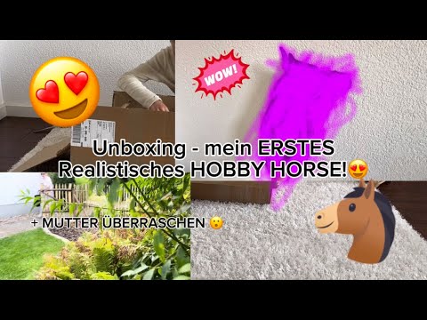 My FIRST REALISTIC Hobby Horse 😍 + I SCARE my mother 😱