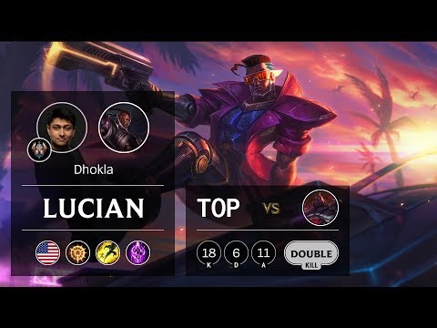 Lucian Top vs Sion - NA Challenger Patch 9.24