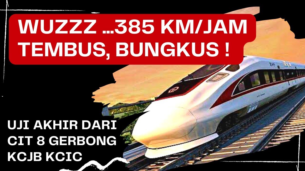 COMPREHENSIVE INSPECTION TRAIN, KUNCI GASKEUN 385 KM per Jam