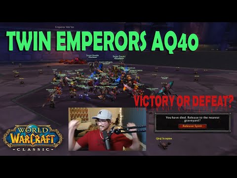 Twin Emperors Expectations vs Reality | AQ40 WoW Classic (Shadow Priest and Rogue)