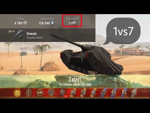 Wot Blitz - T6 Dracula • 7 Kill • 4.8k Damage