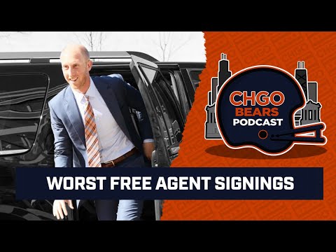 Mike Glennon and the worst free agent signings in Chicago Bears history | CHGO Bears Live Show
