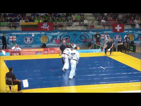 EC2016 Men 75 85kg Marek Wolny Poland AKA Vs Thierry Nebleza France SHIRO