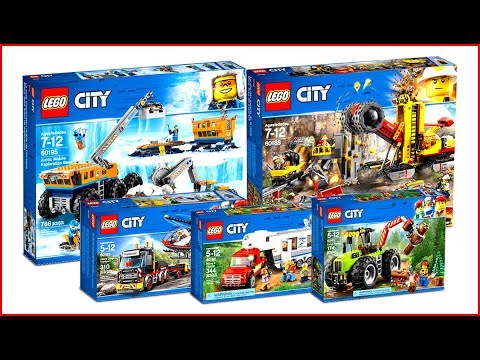 TOP 5 LEGO City Vehicles 2018 - Speed Build for Collectors
