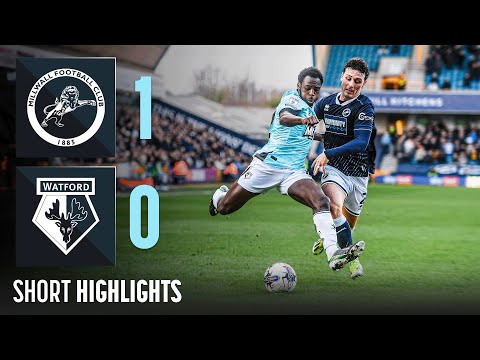 Millwall 1-0 Watford | Short Highlights